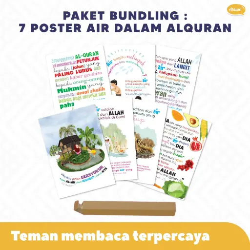 Paket Bundling : 7 Poster Air Dalam AlQuran, Ahlan