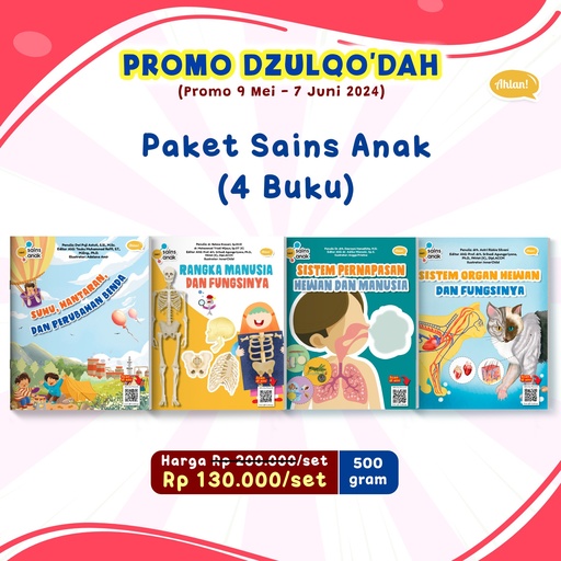 Paket Sains Anak (4 Buku), Ahlan