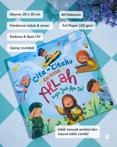 Cita-Citaku Karena Allah Ingin Jadi Apa ya? (Hardcover), Tasmeem Kids