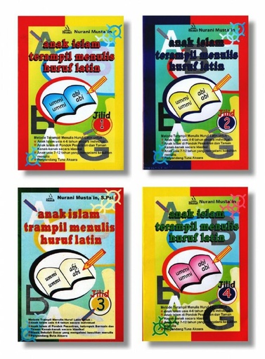 Anak Islam Terampil Menulis Huruf Latin Jilid 1-4 (Set)