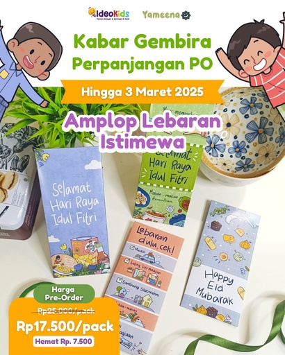 Amplop Lebaran Abu - Kue Lebaran