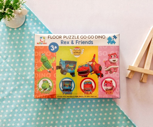 Floor Puzzle Go Go Dino (Rex & friends)