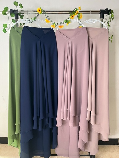 Khimar 2 Layer (Navy L)