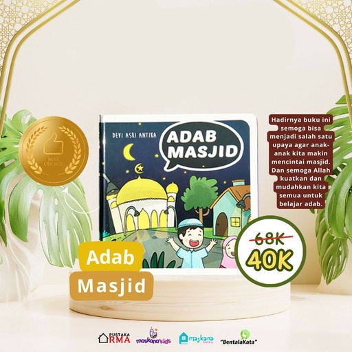 Adab Masjid (HARDCOVER), maskana kids
