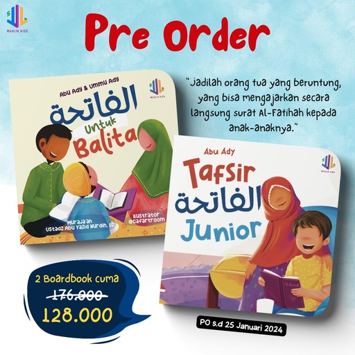 Bundling Al-Fatihah Untuk Balita & Tafsir Al-Fatihah Junior (Set)