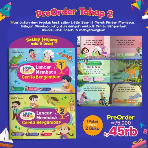Little Star Lancar membaca Cerita Bergambar (Set), Ziyad