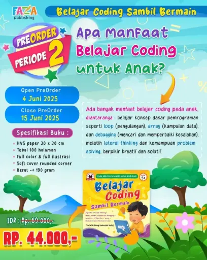 Belajar Coding Sambil Bermain (Cover kuning), Bacaan Media