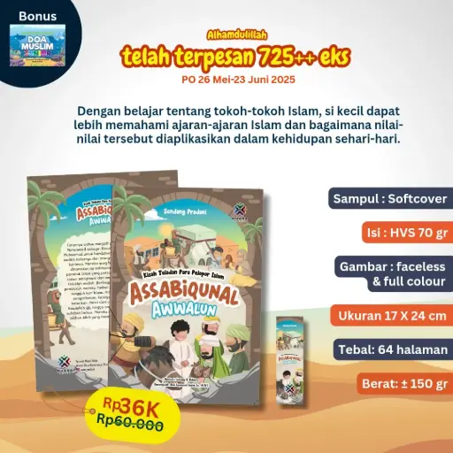 Kisah Teladan Assabiqunal Awwalun + Bonus Doa Muslim Junior, Muara Media