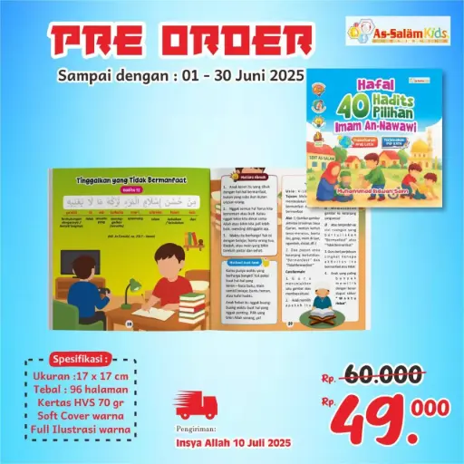 Hafal 40 Hadits Pilihan Imam An-Nawawi, As-Salam Kids