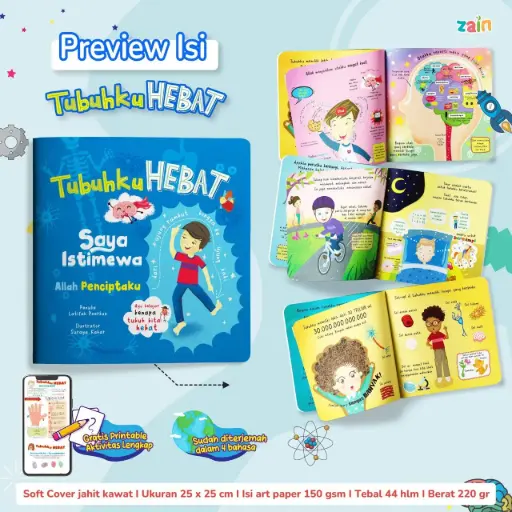 Tubuhku Hebat, Saya Istimewa, Allah Penciptaku, Zain
