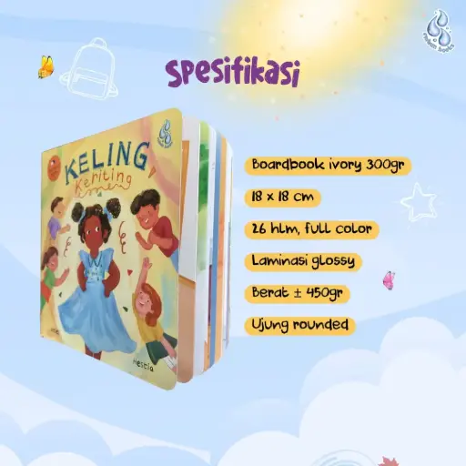 Boardbook Keling Keriting (Batch 2), Embun Books