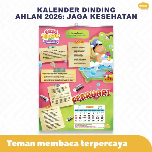 {PO} Kalender Dinding Ahlan 2026 : Jaga Kesehatan, Ahlan
