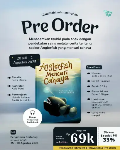 Anglerfish Mencari Cahaya (Boardbook), Tasmim Kids