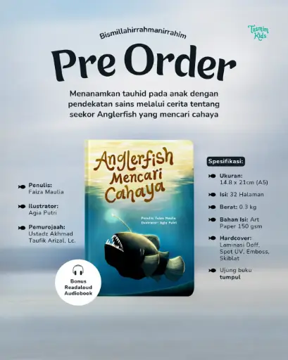 Anglerfish Mencari Cahaya (Boardbook), Tasmim Kids
