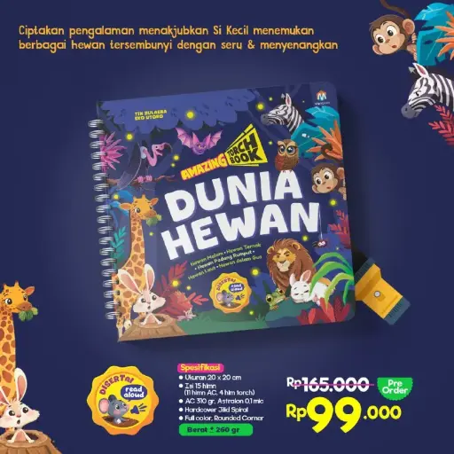 Amazing Torch Book : Dunia Hewan (Hardcover), Ziyad