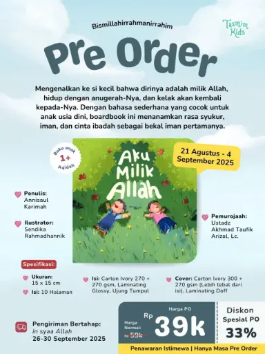Aku Milik Allah (Boardbook), Tasmim Kids