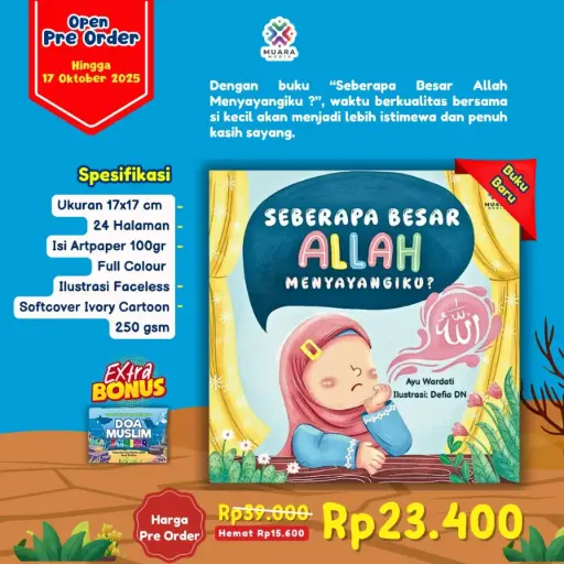 Seberapa Besar Allah Menyayangiku? + Bonus Doa Muslim Junior, Muara Media
