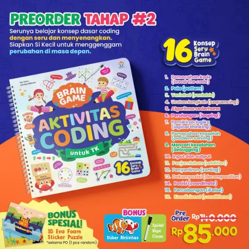 Brain Game: Aktivitas Coding untuk TK Tahap 2, Ziyad