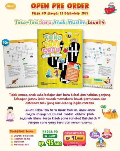 {EB} Teka-Teki Seru Anak Muslim Level 4, Ahlan