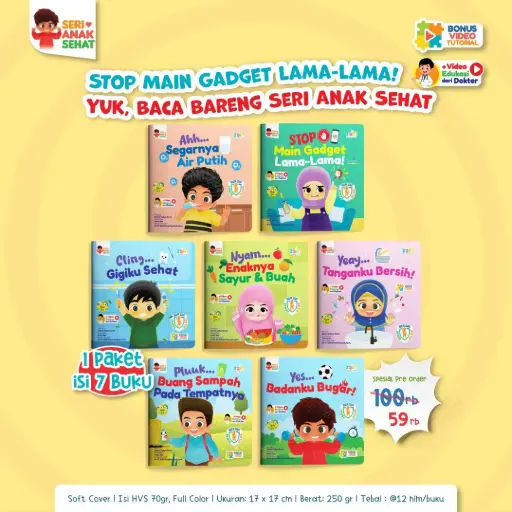 Paket 7 Buku: Seri Anak Sehat, Zain
