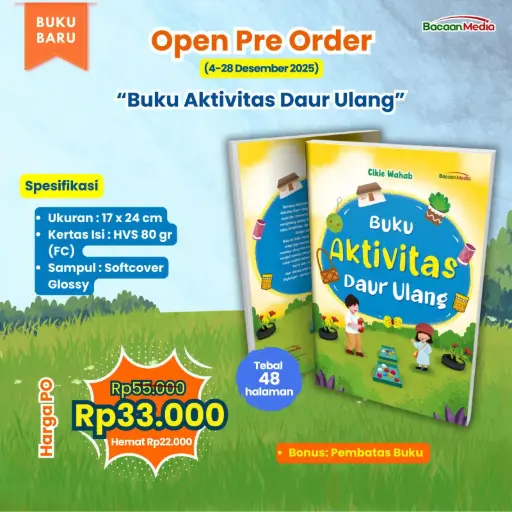 Buku Aktivitas Daur Ulang, Bacaan Media