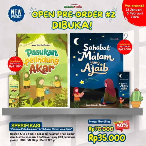 Bundling Pasukan Pelindung Akar & Sahabat Malam yang Ajaib , Bacaan Media