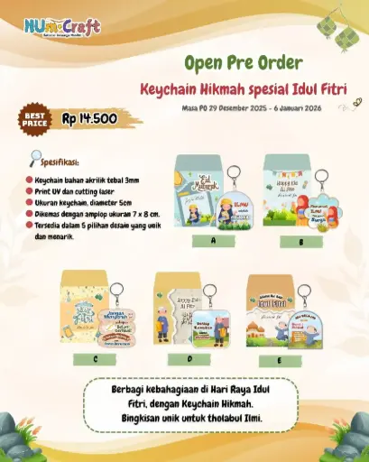 Keychain Model D (Anak Hendak Shalat)