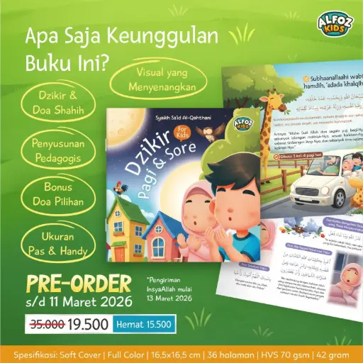 Dzikir Pagi & Sore for Kids + Bonus Dzikir Dewasa, Alfoz Kids