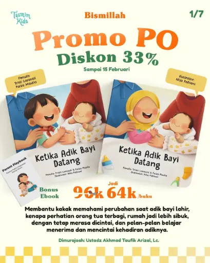 Ketika Adik Bayi Datang Versi Cowok (Boardbook), Tasmim Kids