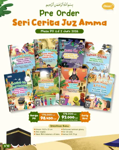 {Early Bird} Seri Cerita Juz Amma (1 set 8 Buku), Ahlan