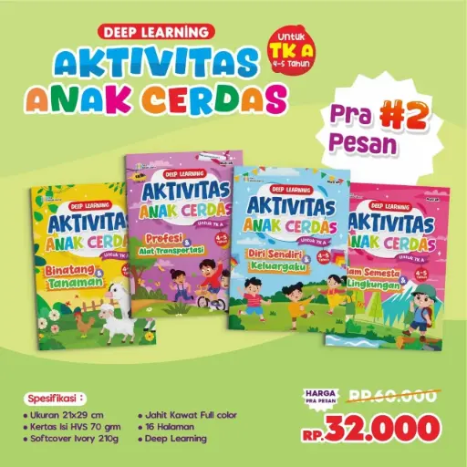 Deep Learning Aktivitas Anak Cerdas Untuk TK A