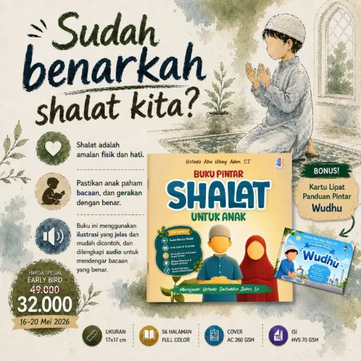 (Early Bird) Buku Pintar Shalat Untuk Anak, Maalik Kids