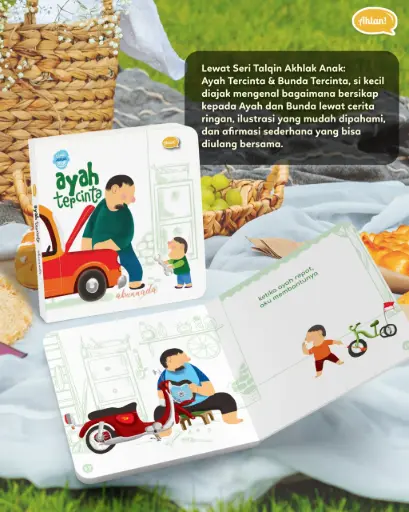 {Pre Order} Seri Talqin Akhlak: Ayah Tercinta (Boardbook), Ahlan